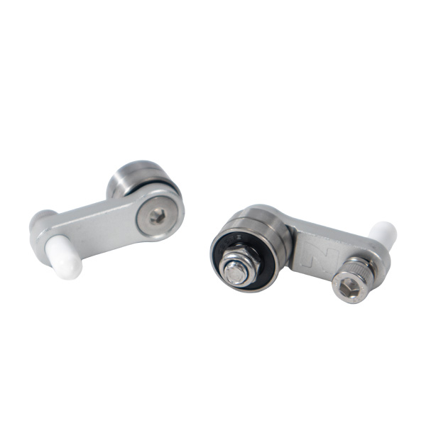 Tensioner assembly for rewind belt for labeling head