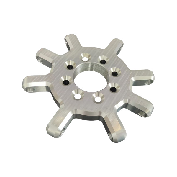 Precision Stainless Steel Star Plate Machined Component